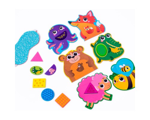 Розвиваюча іграшка Vladi Toys Гра-сортер Звірята (укр) (ZB2002-05)