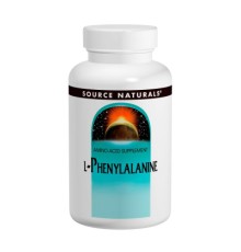 Амінокислота Source Naturals L-Фенілаланін 500мг, 100 таблеток (SNS-00161)