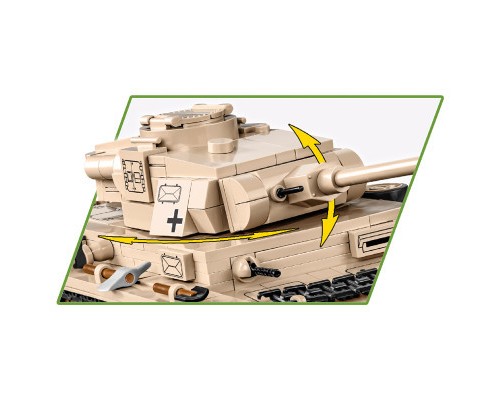 Конструктор Cobi Друга Світова Війна Танк Panzer III, 780 деталей (COBI-2562)