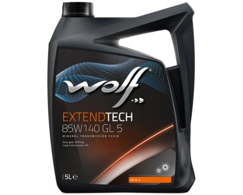 Трансмісійна олива Wolf EXTENDTECH 85W140 GL 5 5л (8304705)
