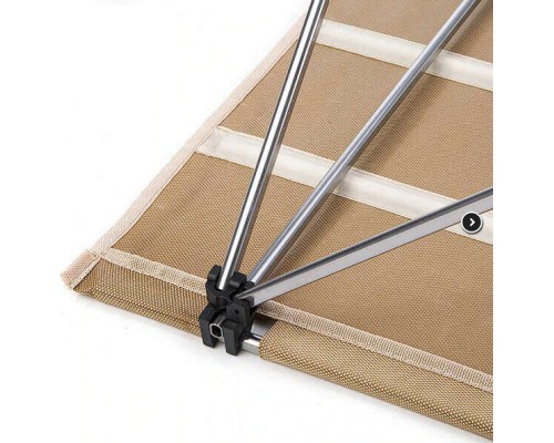 Туристичний стіл Naturehike NH20JJ020 L Aluminium Beige (6927595763438)