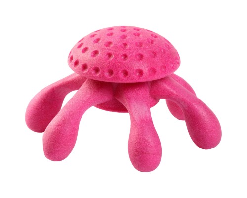 Іграшка для собак Kiwi Walker Восьминіг 13 см рожева (8596075002794)