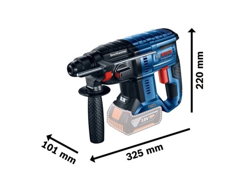 Перфоратор Bosch GBH 180-LI, 2х4Ah, 18, 2 Дж, 2.3 кг (0.611.911.121)