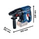 Перфоратор Bosch GBH 180-LI, 2х4Ah, 18, 2 Дж, 2.3 кг (0.611.911.121)