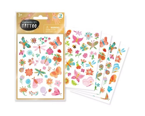 Набір для творчості DoDo Квіткові мрії набір дитячих тимчасових татуювань (301101)