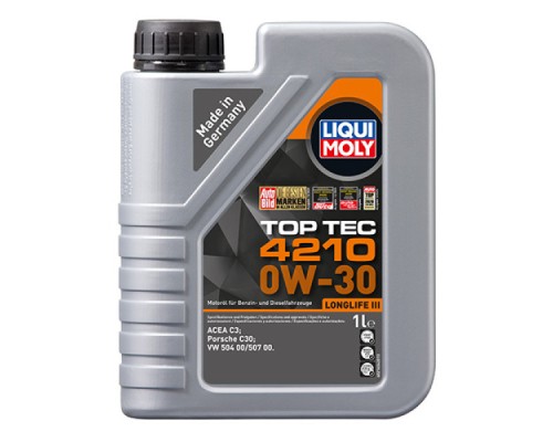 Моторна олива Liqui Moly HC-cинтетическое моторное масло - Top Tec 4210 SAE 0W-30 1л. (21604)