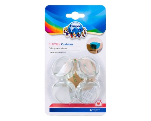 Захист на кути Canpol babies 4 шт білий (74/012) Захист на кути Canpol babies 4 шт білий (74/012)