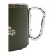 Чашка туристична Tramp 350 мл з карабіном Olive (UTRC-122-olive)