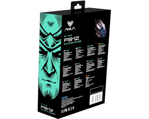 Мишка Aula F812 USB Black (6948391213132)