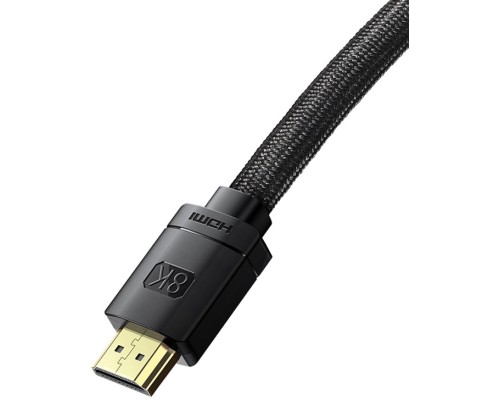 Кабель мультимедійний HDMI to HDMI 1.0m V2.1 Baseus (CAKGQ-J01)
