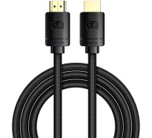 Кабель мультимедійний HDMI to HDMI 1.0m V2.1 Baseus (CAKGQ-J01)