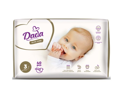 Підгузки Dada Elite Care MIDI 3 (4-9 кг) 40 шт (4820174981099)