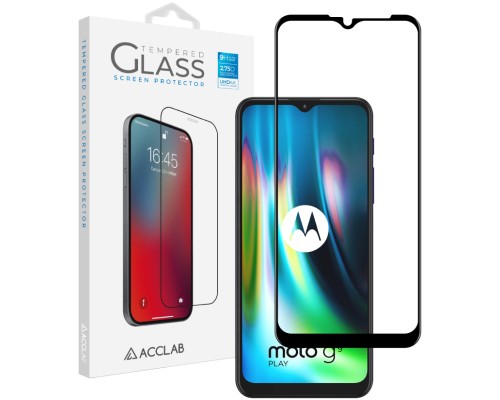 Скло захисне ACCLAB Full Glue MOTO G9 Play (1283126509032)