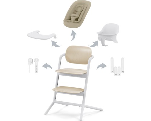 Стілець для годування Cybex Lemo 4в1 Sand White (521003223)