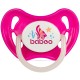 Пустушка Baboo Sea Life силіконова, світиться в темряві, 6+ міс (рожева) (5-032)