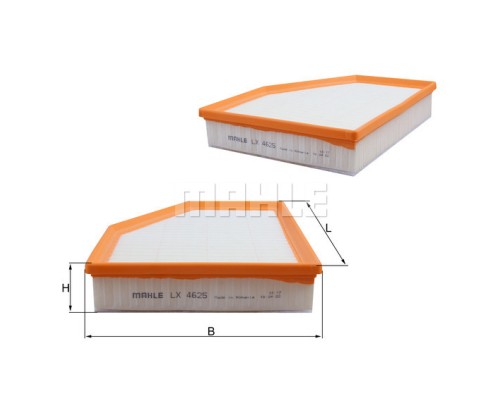 Повітряний фільтр для автомобіля Mahle LX4625