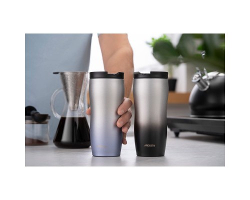 Термокружка Ardesto Metallic 450 мл Чорна (AR2645BM)