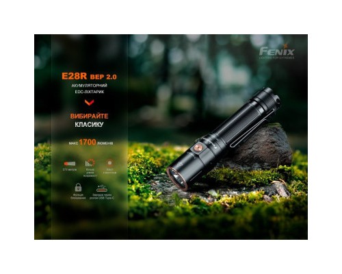Ліхтар Fenix E28R V2.0 (E28RV20)