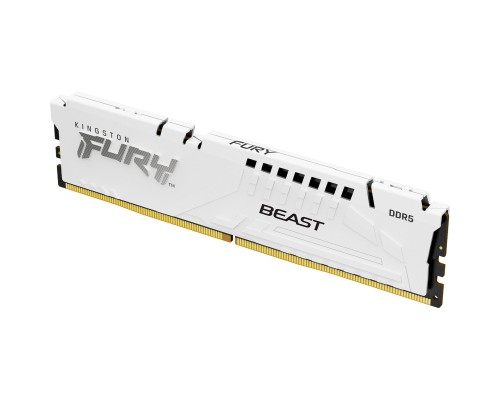 Модуль пам'яті для комп'ютера DDR5 16GB 5200 MHz FURY Beast White Kingston Fury (ex.HyperX) (KF552C40BW-16) Модуль пам'яті для комп'ютера DDR5 16GB 5200 MHz FURY Beast White Kingston Fury (ex.HyperX) (KF552C40BW-16)