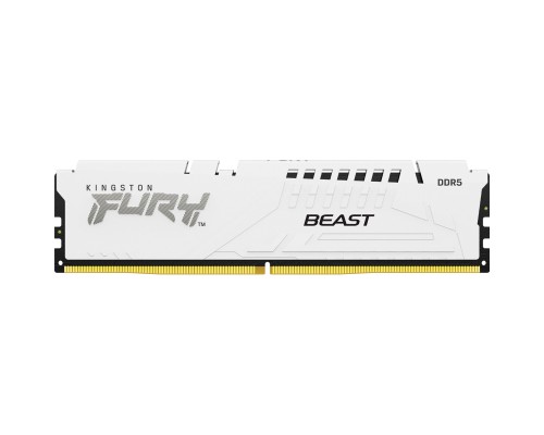 Модуль пам'яті для комп'ютера DDR5 16GB 5200 MHz FURY Beast White Kingston Fury (ex.HyperX) (KF552C40BW-16) Модуль пам'яті для комп'ютера DDR5 16GB 5200 MHz FURY Beast White Kingston Fury (ex.HyperX) (KF552C40BW-16)