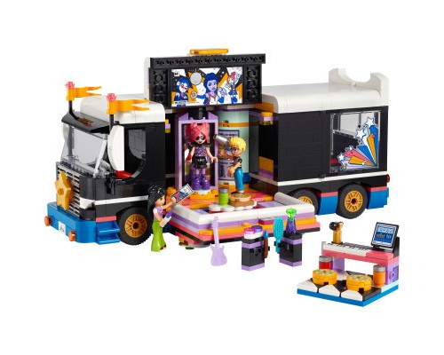 Конструктор LEGO Friends Автобус для музичного туру попзірки 845 деталей (42619)