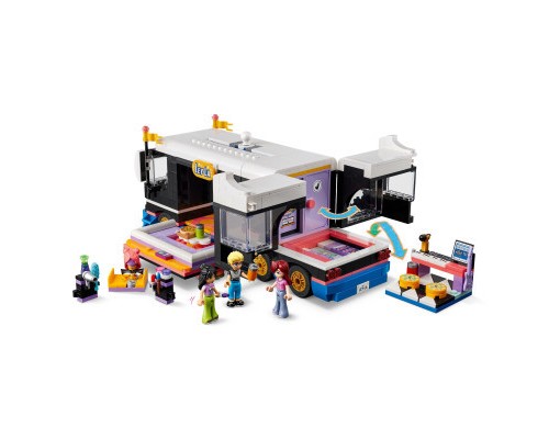 Конструктор LEGO Friends Автобус для музичного туру попзірки 845 деталей (42619)