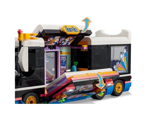 Конструктор LEGO Friends Автобус для музичного туру попзірки 845 деталей (42619)