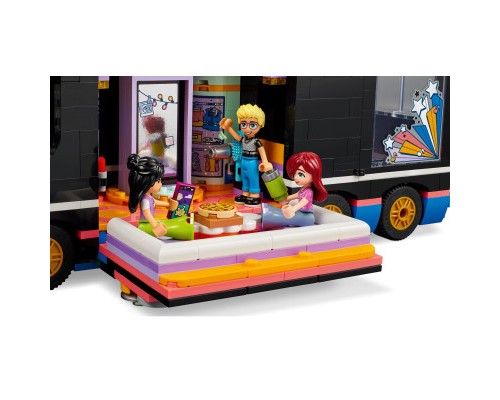 Конструктор LEGO Friends Автобус для музичного туру попзірки 845 деталей (42619)