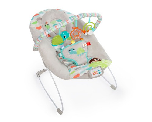 Крісло-гойдалка Bright Starts Happy Safari Bouncer (11508) Крісло-гойдалка Bright Starts Happy Safari Bouncer (11508)
