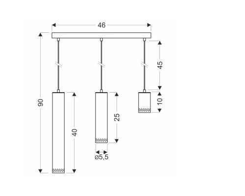 Люстра Candellux Tubo (33-79114)