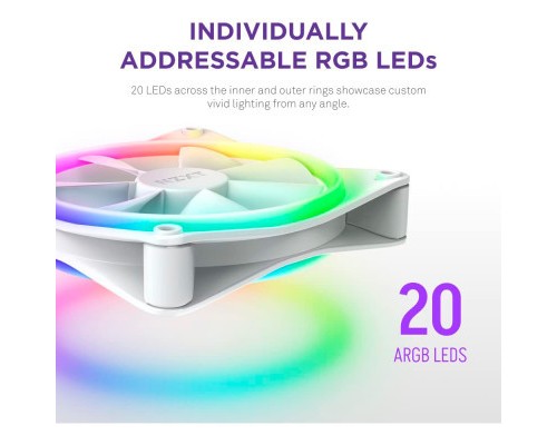 Кулер до корпусу NZXT F140RGB Duo (RF-D14SF-W1)