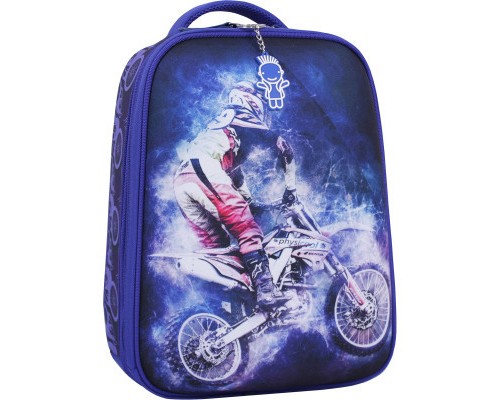 Портфель Bagland Turtle 17 л. синій 507 (0013466) (73697576)