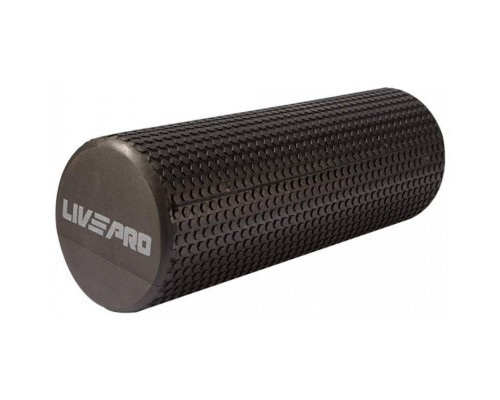 Масажний ролик LivePro Foam Roller LP8230-45 чорний Уні 45 х 15см (6951376101164)