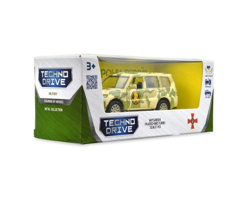 Машина TechnoDrive Автомодель серії Шеврони Героїв - Mitsubishi Pajero 4WD Tubro - 47 ОМБр (250361M)