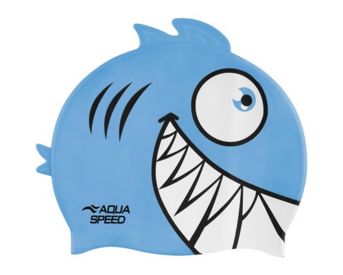 Шапка для плавання Aqua Speed Zoo Pirana 246-02 9697 бірюзовий Діт OSFM (5908217696977) Шапка для плавання Aqua Speed Zoo Pirana 246-02 9697 бірюзовий Діт OSFM (5908217696977)