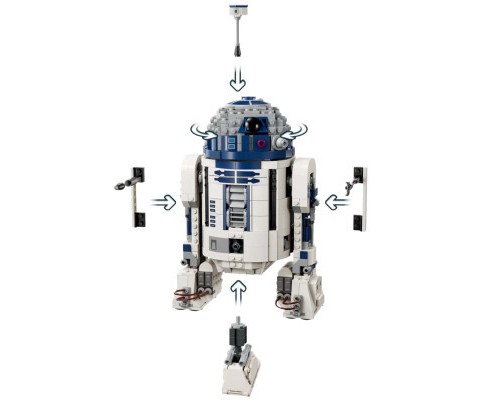 Конструктор LEGO Star Wars R2-D2 1050 деталей (75379)