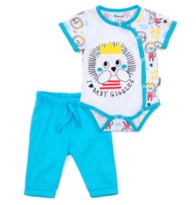 Набір дитячого одягу Miniworld з їжаком (14960-62B-blue)