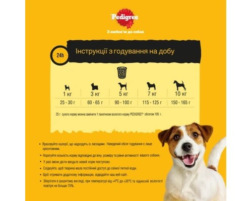 Сухий корм для собак Pedigree для малих порід з яловичиною та овочами 12 кг (5998749120910)