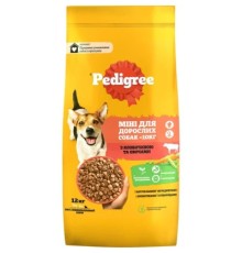 Сухий корм для собак Pedigree для малих порід з яловичиною та овочами 12 кг (5998749120910)