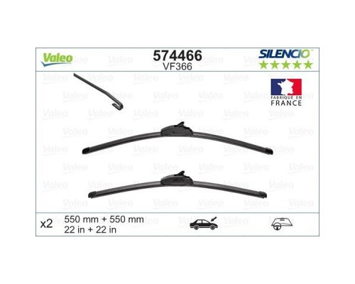 Щітка склоочисника Valeo 574466