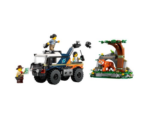Конструктор LEGO City Позашляховик для дослідження джунглів (60426)
