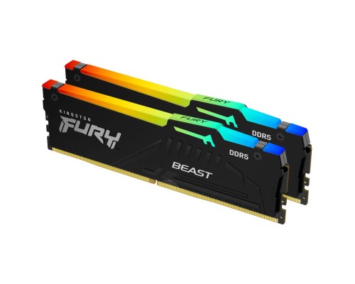 Модуль пам'яті для комп'ютера DDR5 32GB (2x16GB) 6800 MHz Beast RGB EXPO Kingston Fury (ex.HyperX) (KF568C34BBEAK2-32) Модуль пам'яті для комп'ютера DDR5 32GB (2x16GB) 6800 MHz Beast RGB EXPO Kingston Fury (ex.HyperX) (KF568C34BBEAK2-32)