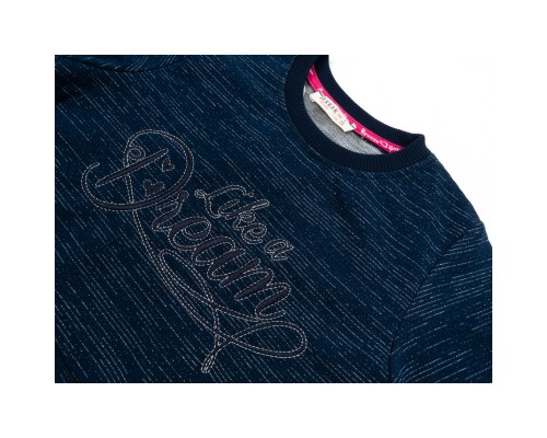 Спортивний костюм дитячий Breeze з люрексом (14687-134G-blue)