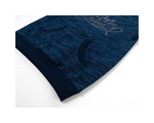 Спортивний костюм дитячий Breeze з люрексом (14687-134G-blue)
