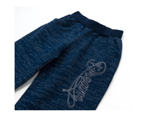 Спортивний костюм дитячий Breeze з люрексом (14687-134G-blue)