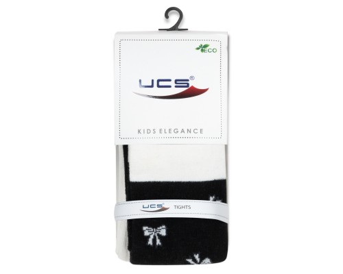 Колготки дитячі UCS Socks з бантиками (M0C0301-2290-5G-black)