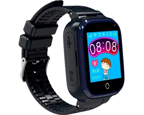 Смарт-годинник Gelius Pro GP-PK007 (Ocean) Black Kids smart watch with GPS tracker (Pro GP-PK007 (Ocean) Black)