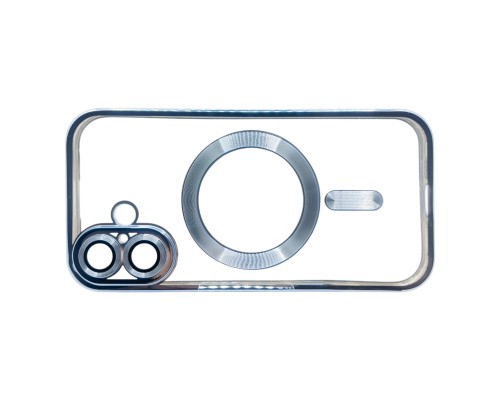Чохол до мобільного телефона BeCover TPU Chrome Case (MagSafe) для Apple iPhone 16 Sierra Blue (712072)