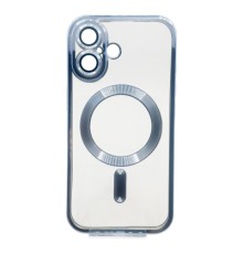 Чохол до мобільного телефона BeCover TPU Chrome Case (MagSafe) для Apple iPhone 16 Sierra Blue (712072)