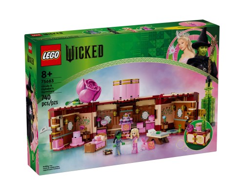 Конструктор LEGO Wicked Кімната Ґлінди й Ельфаби 740 деталей (75683)